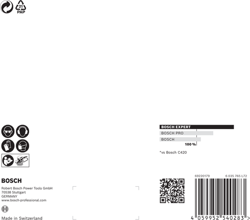 <!-- language missing --> Bosch M480 砂磨網 150 毫米